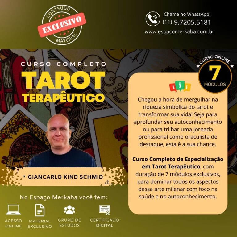 Curso Completo de Especialização em Tarot Terapêutico