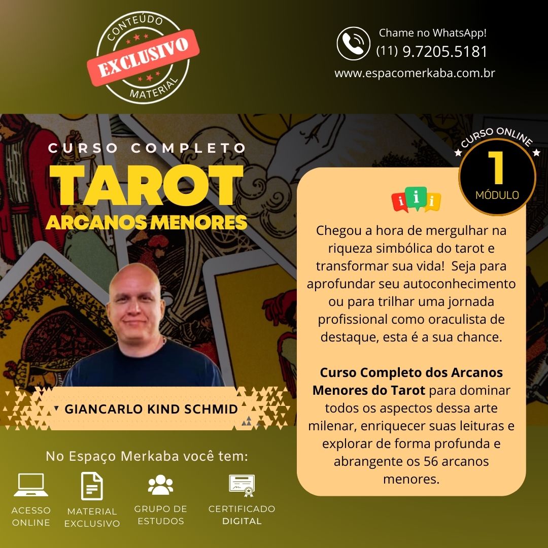 Curso Arcanos Menores do Tarot